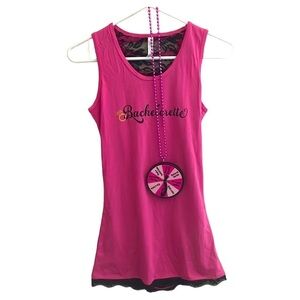 NWOT WOMENS BACHELORETTE LACE HOT PINK AND BLACK DRESS BUNDLE​​​​​​